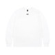 1807 Basic printed logo T-shirt simple loose casual couple t pure cotton inner neck round sleeve bottoming shirt for men