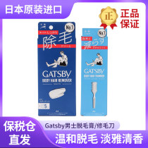 Japans Gatsby Mens Hair Removal Cream Full Body Non-Permanent Leg Hair Underarm Gentle Trimmer