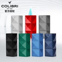 Spot American COLIBRI Quasar small desktop cigar lighter with hole punch inflatable 750