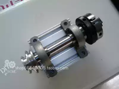 Lathe spindle self-made simple lathe spindle diy lathe small spindle with 8 5mm through hole (can be customized)
