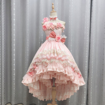 Little Insider Folds Hell to Be Princess Cos Hia cosplay Adult Gown Pink