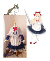 (Folds Hell) Oriental Project Maid Dress Cos Shanghai Humanoid Cosplay