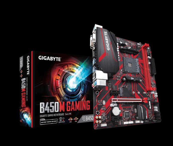 New Gigabyte AM4 motherboard B450M GAMING with HDMI VGA DVI B450M S2H work package M 2