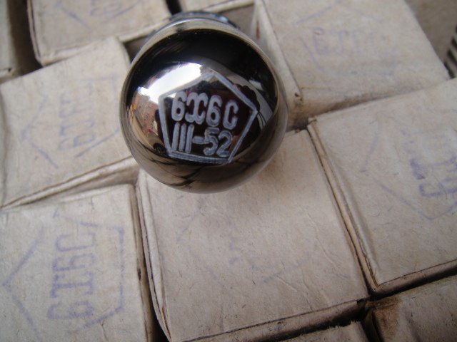 Original Soviet Union original box 6X6C 6H6P