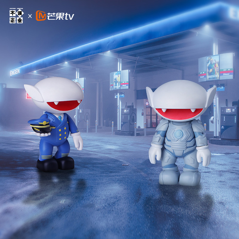 Mango Cub TV star big detective series set PVC model handoffice championship playing the red surprise blind box