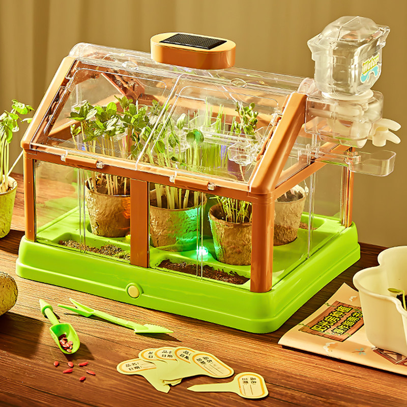 Children's Plants Growing Sunshine House DIY Handmade Plant Plants Observing Scientific Small Experimental Toy Set Students Puzzle