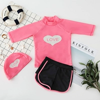 Đồ bơi mới cho trẻ em Áo dài tay nhanh khô chẻ quần short bé gái Đồ bơi trẻ em Đồ bơi cho bé gái Đồ bơi đồ bơi cho bé trai