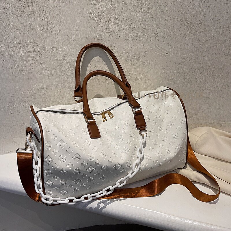 Japan Travel Bag Large Capacity Short Trip Travel Bag Embossed Fitness Bag Boarding Hand Luggage Bag