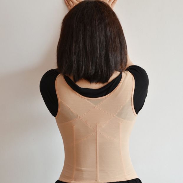 Áo nịt ngực cỡ lớn và bụng khóa bụng kiểu vest mỏng giảm béo mới corset body đồ lót nữ đồ lót định hình hack dáng