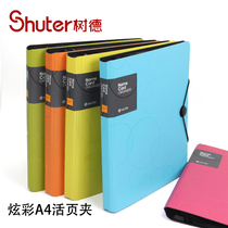 30-hole A4 binder shell removable interior page hipster plastic folder folder for students