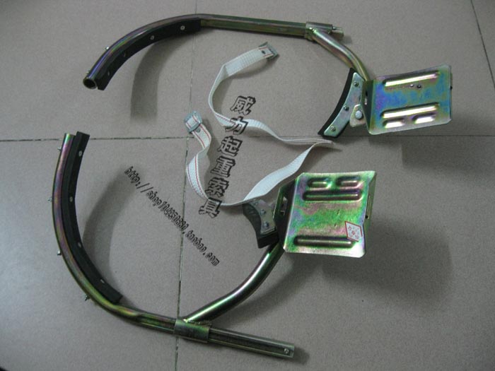 Manufacturer direct sales electric pole footed iron shoes non-slip climbing pole foot with cement pole feet 8-12 meters