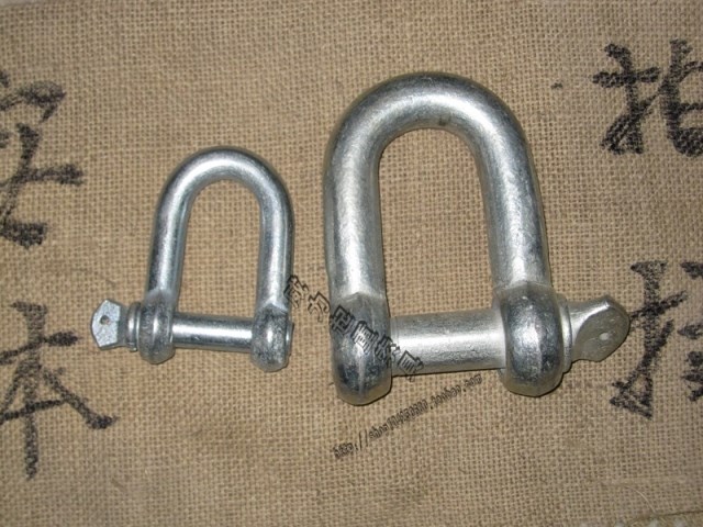 New Offer U-shaped lifting shackle Lifting ring Non-standard D-shaped shackle lifting ring M25M28M32 Chain ring buckle