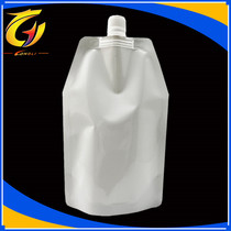 Spot Generic Hair Care Vegetarian Drinks Milk Packing Bag 500 Ml White Profiled Self-Standing Suction Nozzle Bag 10