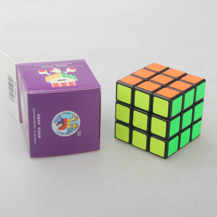 (HOLY HAND AURORA  ° -RUBIK `S CUBE BLACK)SHENGSHOU 3X3X3 57MM   3-   ť