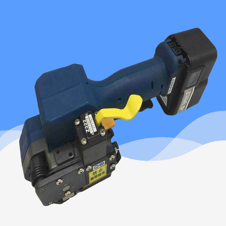 Portable automatic packer Z323-19 type PP PET beating bag with fully automatic brick factory strapping machine woven bag