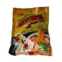 Gansu featured fire bar flow juice wide powder Lanzhou special production Dingxiou bean powder wide powder and spicy hot pat 3 5 copies