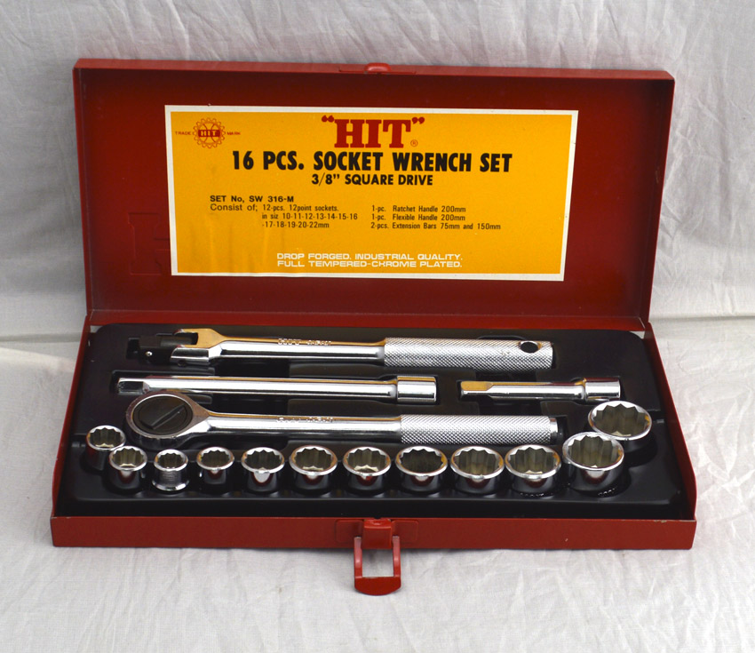 Japanese HIT 16 Suits Fly Public Made 12 Plum Blossom Sleeve Tool 4-21mm 10-22mm 3 8DR-Taobao