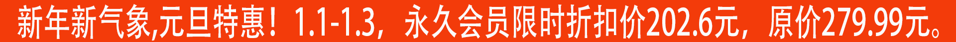 元旦特惠
