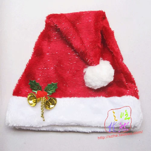 Женская утолщенная высокая ширина по границе рождественская шляпа рождественская голова носить рождественская шляпа для взрослых розовая красная рождественская шляпа для взрослых для взрослых.