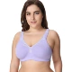 Ailan kích thước lớn đồ lót nữ cotton không có vòng thép siêu mỏng ngực lớn béo mm mẹ bra trung niên cup lớn bra