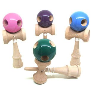  Profiled Five Holes Kendama Pink Sword Jade Blue Sword Ball Ink Green Day Lunar Skills Ball