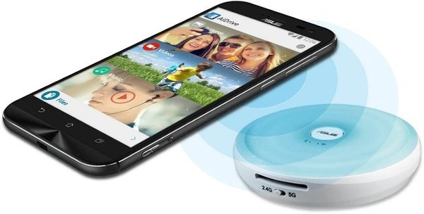 ASUS Travelair AC portable wireless USB card reader dual-band Wi-Fi