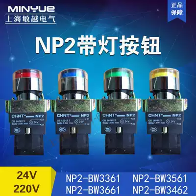 Zhengtai NP2-BW3361 NP2-BW3561 NP2-BW3661 NP2-BW3462 LED illuminated button