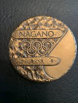 1998 Nagano Winter Olympics participated in bronze seal medal with original box