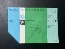 N10-2 1972 Football tickets for the Summer Olympics in Munich Germany