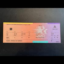 G77 1984 Los Angeles Olympic Equestrian Ticket Ticket Ticket Ticket Coupon Olympic Games Collection Non Tokyo