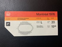 M08-3 1976 Bicycle Tickets for the Summer Olympics in Montreal Canada