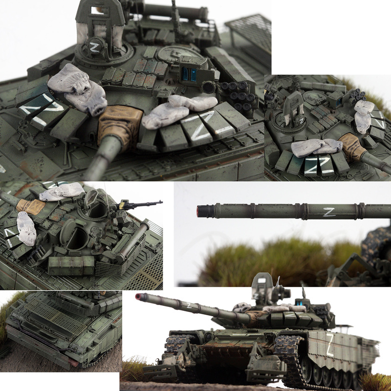 88Model 1/72 Russian T72B3M T72 Tank Model 150 Motorized Infantry Division Popasnaia 88Model 1/72 Russian T72B3M T72 Tank Model 150 Motorized Infantry Division Popasnaia