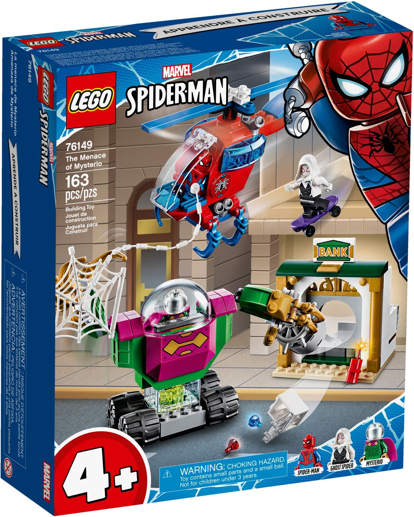 2020 new LEGO 76149 LEGO toy Marvel superhero Spiderman vs Mystery |  