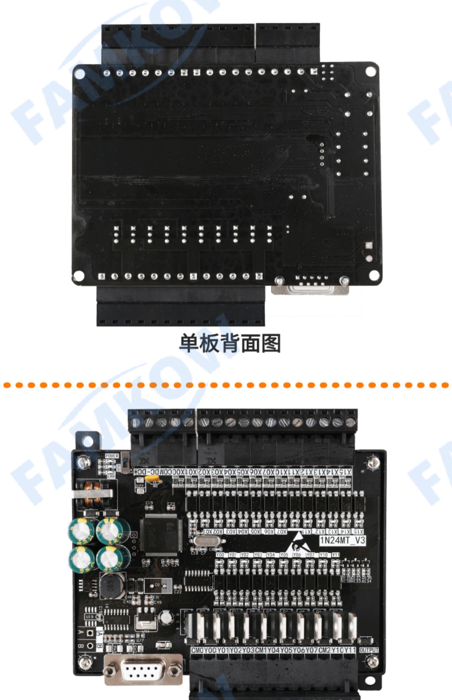 FX1N-24MT PLC industrial control board 14 input / 10 output 2 road 100K pulse o