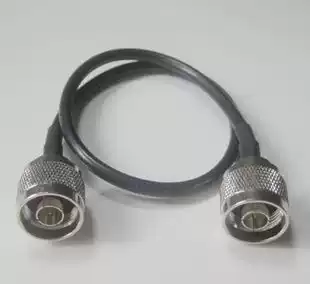 N-head double male jumper cable N-head(inner screw inner needle)to N (inner screw inner needle)AP jumper half a meter
