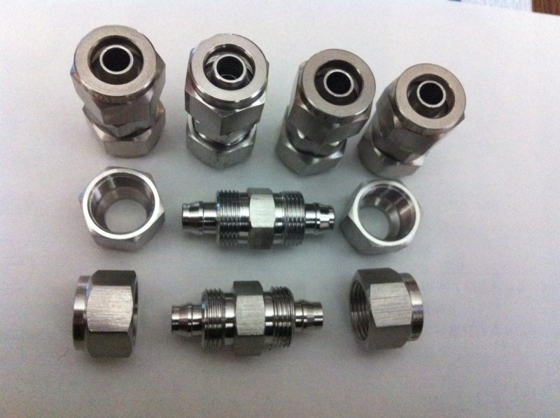 304 stainless steel fast screw straight through intermediate joint Fast plug hose 6mm 8mm 10mm 12mm