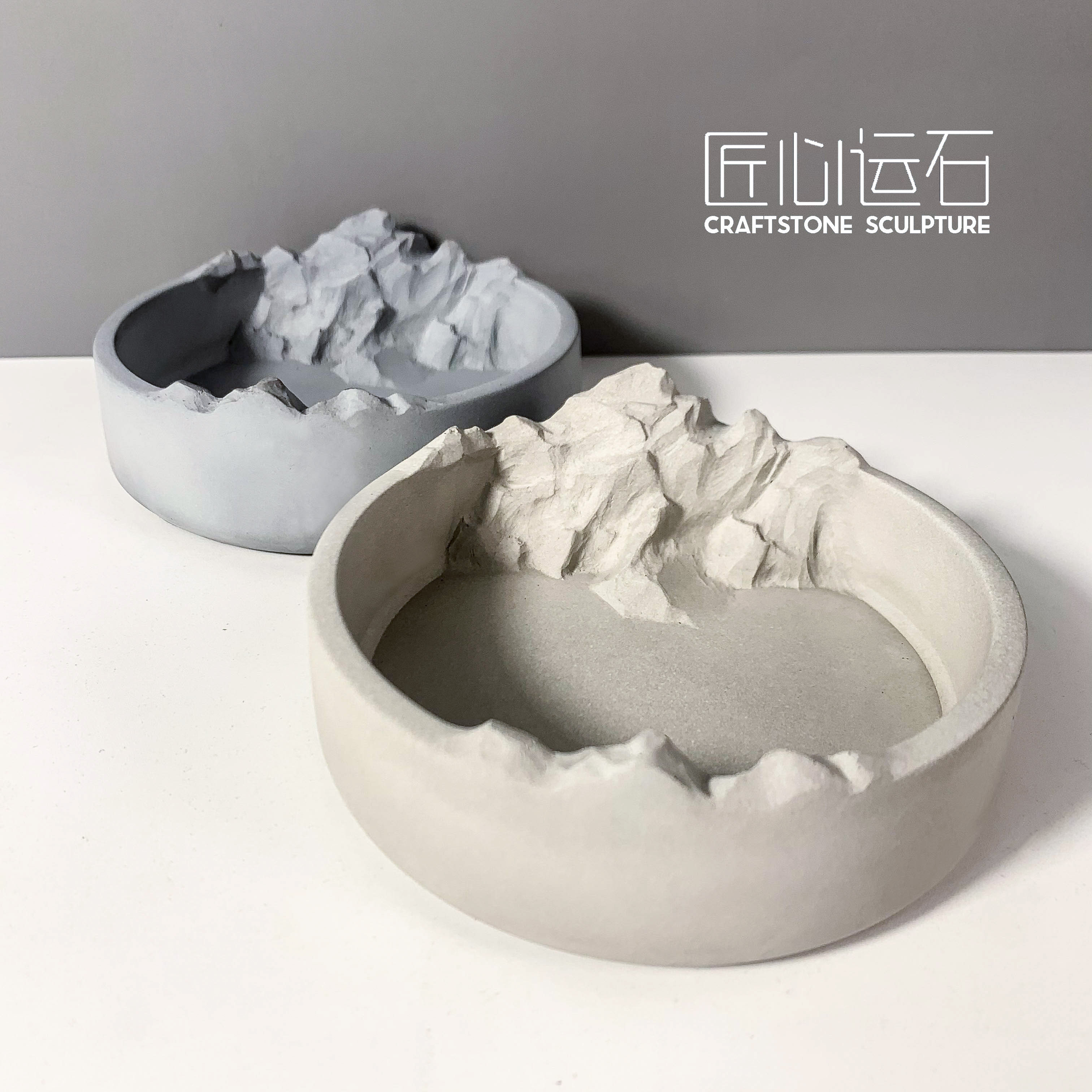 Nordic ashtray ins style creative cement personality modern trend simple decoration Nordic hotel B&B clear bar