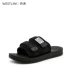 Giày Tây nam 2019 mới mùa hè Dép và dép thoáng khí Velcro nam có đế dày từ thời trang kéo dép nam - Sandal boot nam Sandal