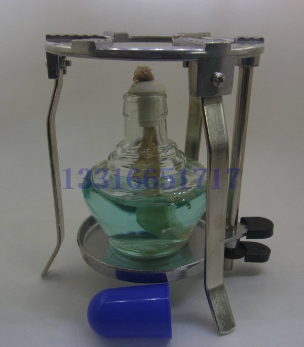 升降酒精灯架 三角架 三脚架 带托盘 活动式 可调节高度 实验器材