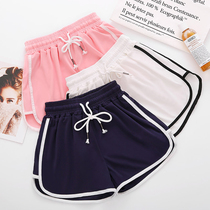Sports shorts women loose anti-light large size 2019 new outdoor wear home pajamas casual high waist loose Korean version