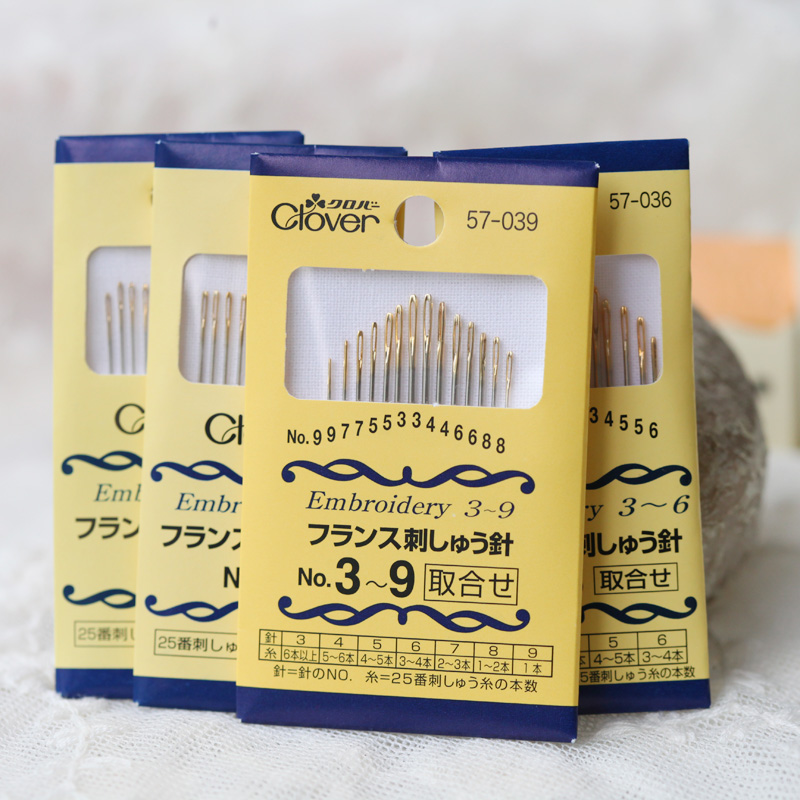 Eurostyle embroidery needle France embroidered 57-039 Japanese Coke (CLOVER) French embroidery needle 8 species all
