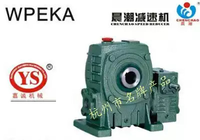 Jiacheng worm gear and worm box WP iron shell two-stage hole output reducer wpeka40-70 EKS WEKO WEK
