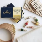 Французская линия DMC Pure Cotton Emelcodery French R Line Cross -Crossing Line European -Style Line 447 Выбор цвета Art117