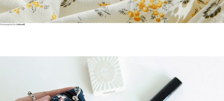 [Ca cao fabric Vải nhập khẩu Hàn Quốc] hướng dẫn DIY / vải cotton nhập khẩu / mimosa 2 chất liệu vải cotton