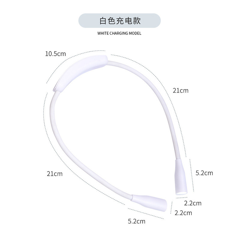 Multifunctional embroidery hanging neck eye protection lamp, three light sources, nine-level embroidery crochet diy eye protection lamp, adjustable
