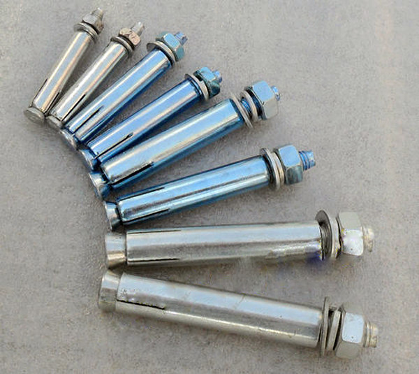 Galvanized iron expansion screw bolt fastener 6 8 10 12*60 70 80 90 100 110 150mm