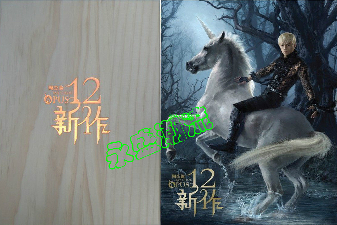 周杰伦 十二新作 金典木盒精装收藏版CD+DVD+12张珍藏JAY卡