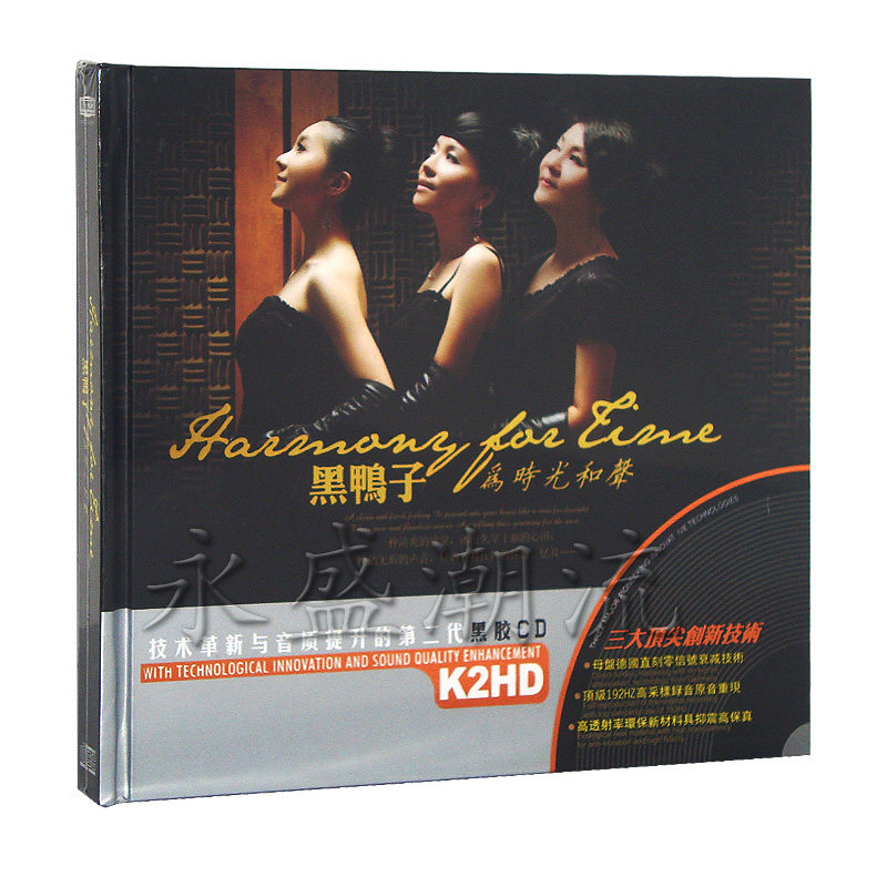 【正版现货】黑鸭子 为时光和声 CD 黑胶精选 星文唱片 车载 发烧