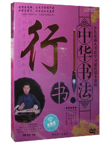 正版 儿童少儿写字练习学习教学DVD光盘视频 中华书法 行书1DVD