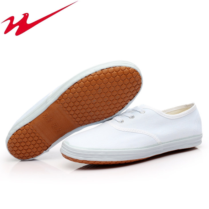 Double star canvas small white cloth shoes Wanli shoes men's and women's gymnastics sports shoes white net light pharmaceutical factory work shoes